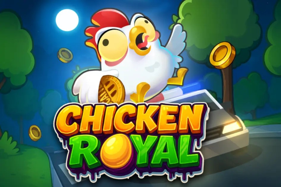Chicken Royal slot logo by InOut at Betnation Casino